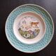 Vintage dessert service Les fables de la Fontaine