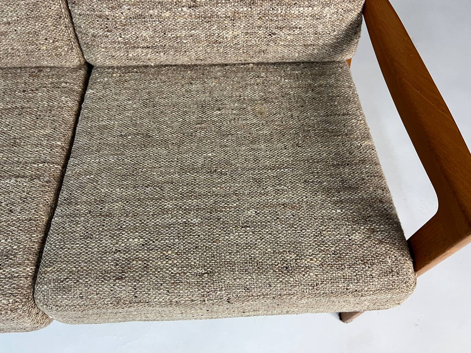 Danish teak 2-seater sofa couch Ole Wanscher vintage mid-century