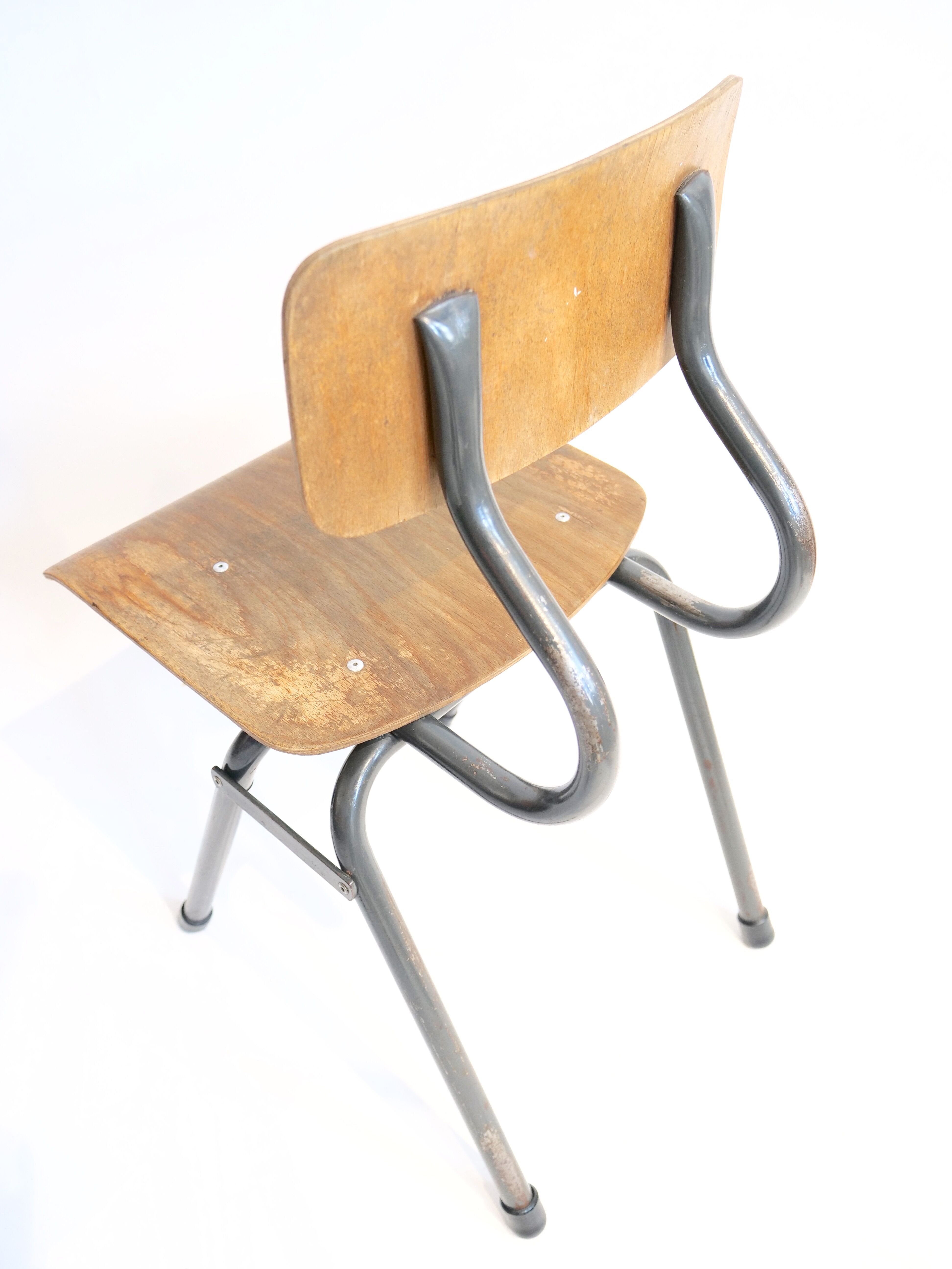 Vintage school deco children's chair