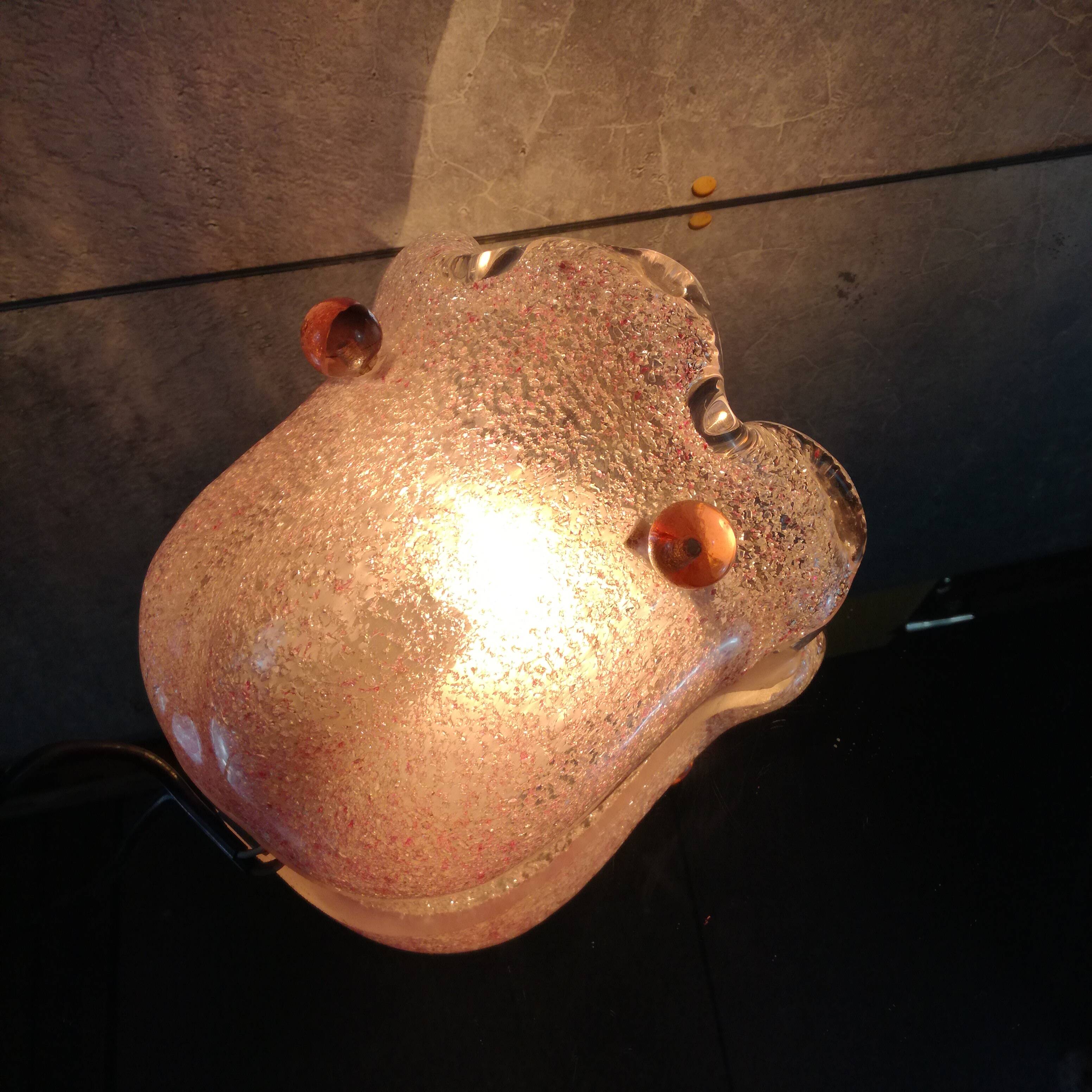 Murano glass wall lamp, Italy 1970