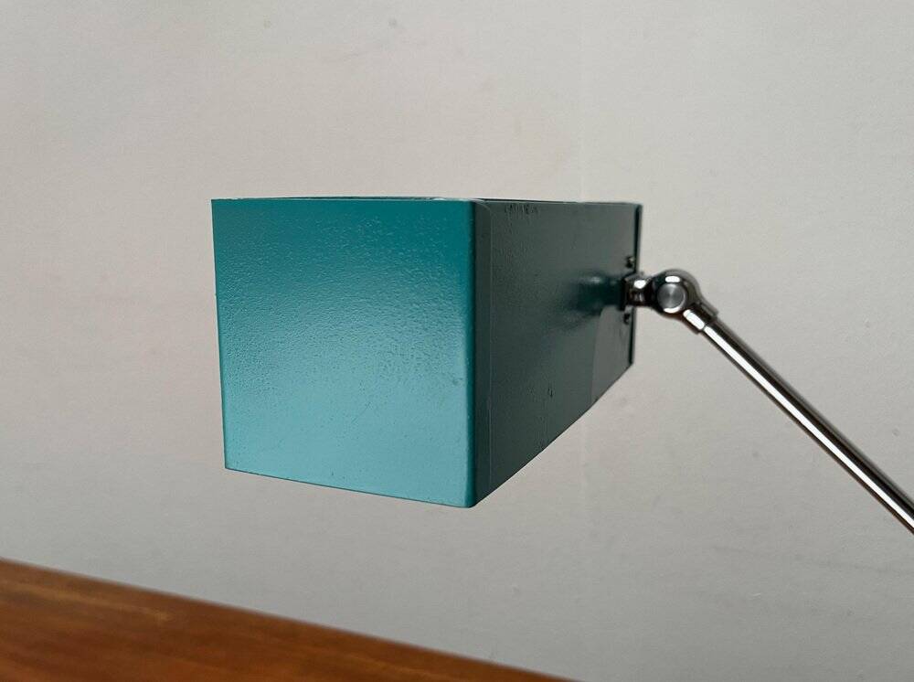Lampe de table minimaliste de l'ère spatiale allemande du milieu du siècle par Hoffmeister Leuchten, années 1960