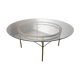 Table ronde en verre