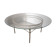 Table ronde en verre
