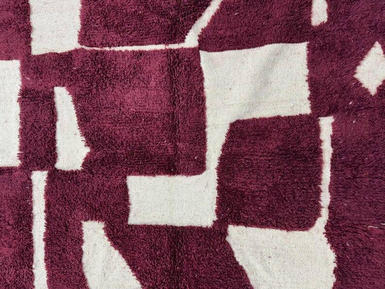 Handmade Beni Ourain wool rug 150/250cm