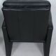 Black leather armchair