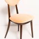 Vintage orange cotton velvet chair, Europe, 1960s