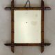 Old wooden mirror