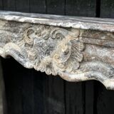 Regency Fireplace in Grey Ardennes Marble, 18th Century