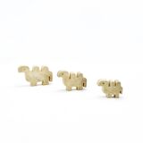 Family of 3 camels in travertine by Fratelli Mannelli