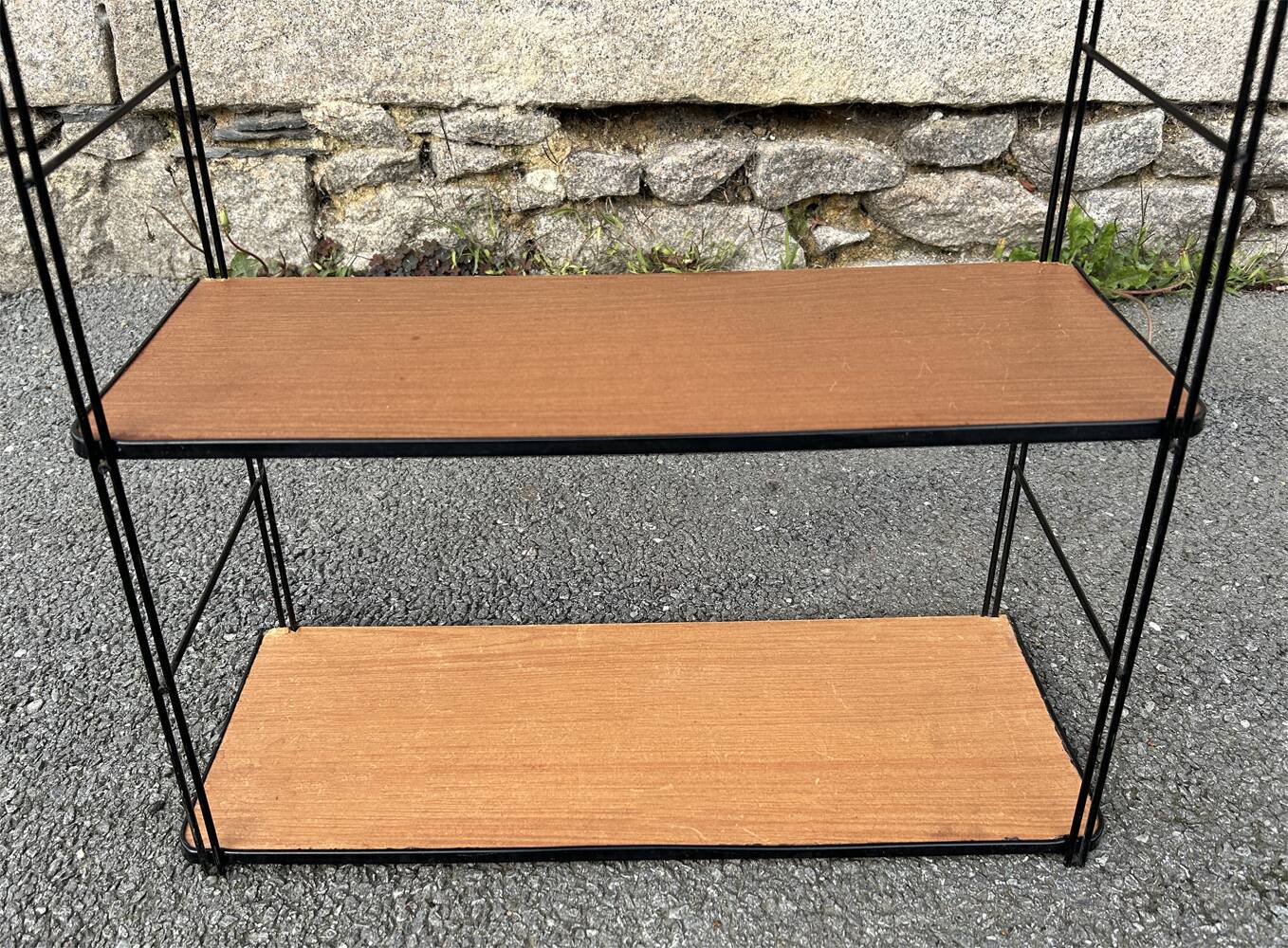 String wall shelf, vintage, 60s.