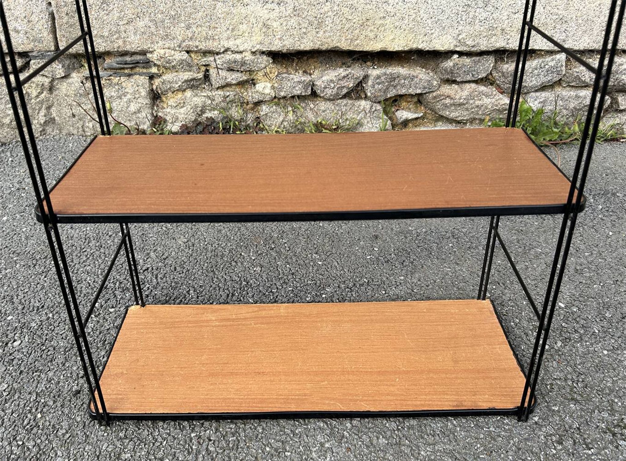 String wall shelf, vintage, 60s.