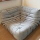 Un canapé d’angle ligne roset modèle togo2 fois 2 places + fauteuil d’angle