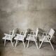 Ensemble de 4 fauteuils de jardin pliants vintage 1960's