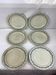 6 assiettes plates anciennes terre de fer