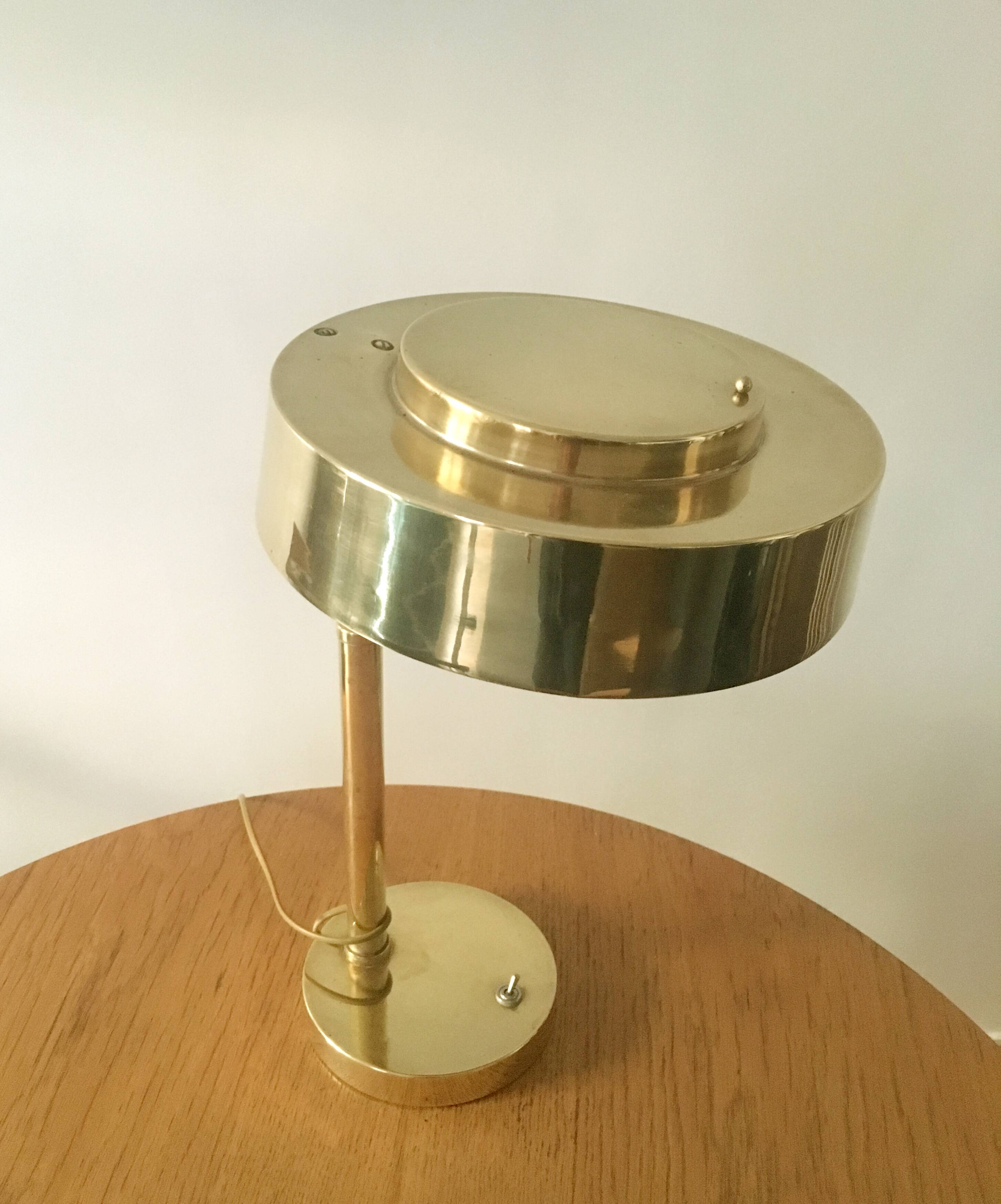 1940-1950 brass lamp