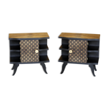 Pair of vintage bedside