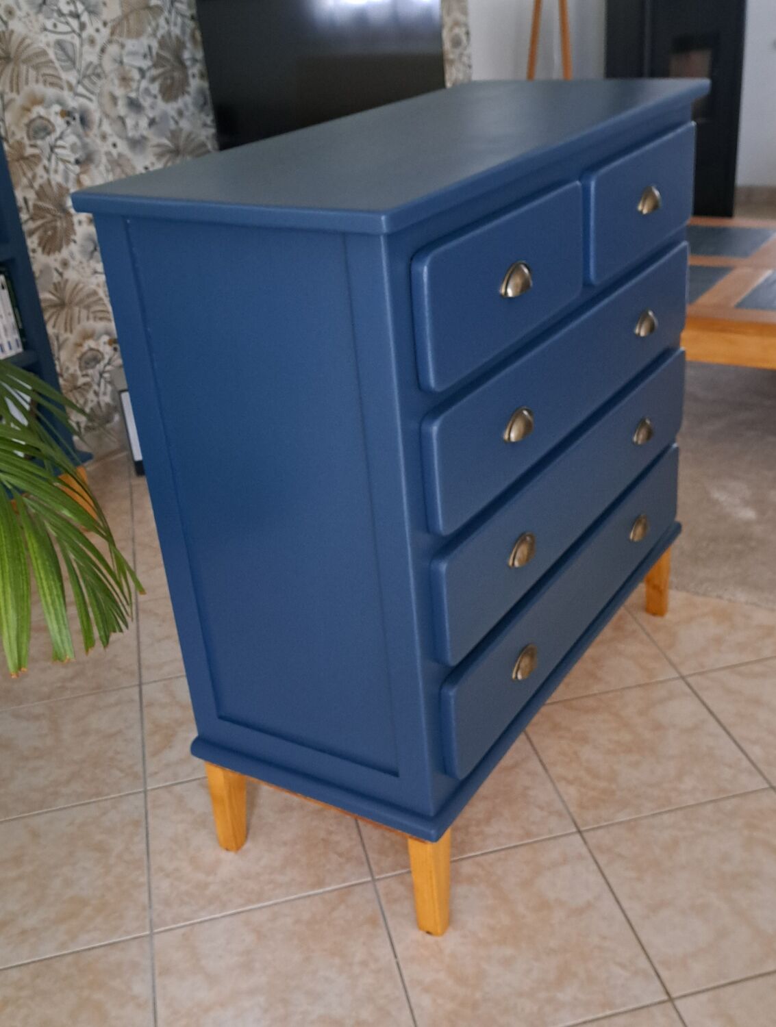 Commode blue ganne