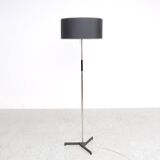 Vintage metal floor lamp with star base, 1960s