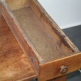 Rustic farm house table with 2 1930 drawers