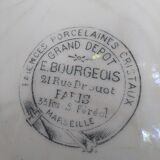 Hollow earthenware dish by Gien