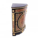 Antique corner chest of drawers in the Boulle style, France, mid-19th century. After renovation.