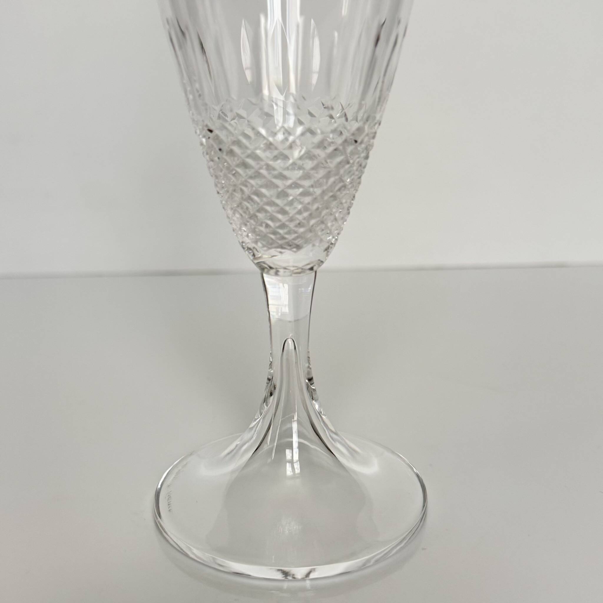 6 Crystal Water Glasses by Lalique | "Chinon" Model from the 1960s