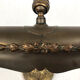 Lampe de bureau articulée bronze et cuivre vers 1900