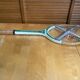 Vintage dunlop club wooden tennis racket + zéphyr protection