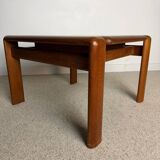 Square wooden coffee table