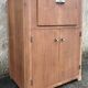 Phonograph, radio, turntable and record cabinet from the 1950s