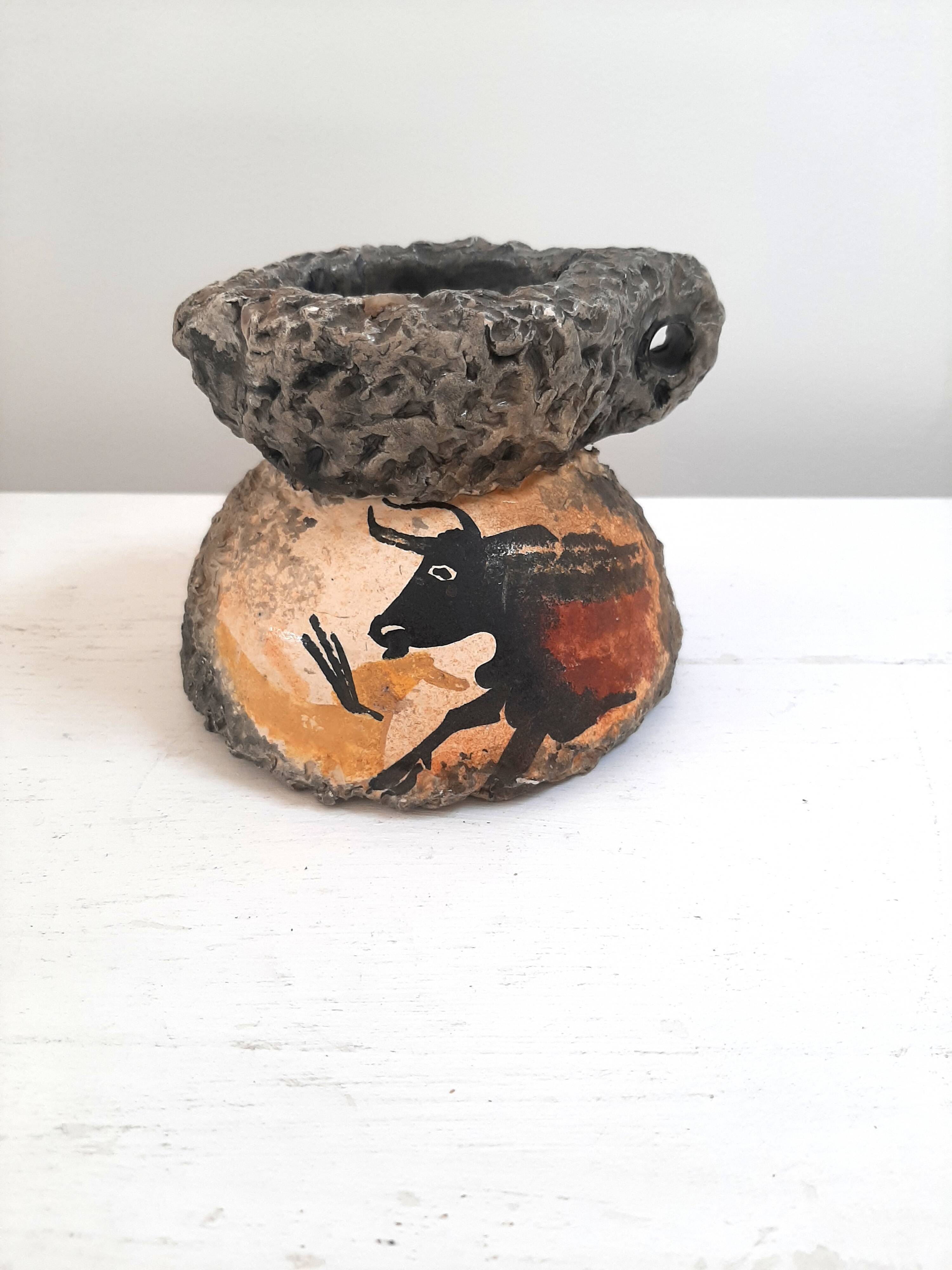 Candle holder André Quiron Vallauris