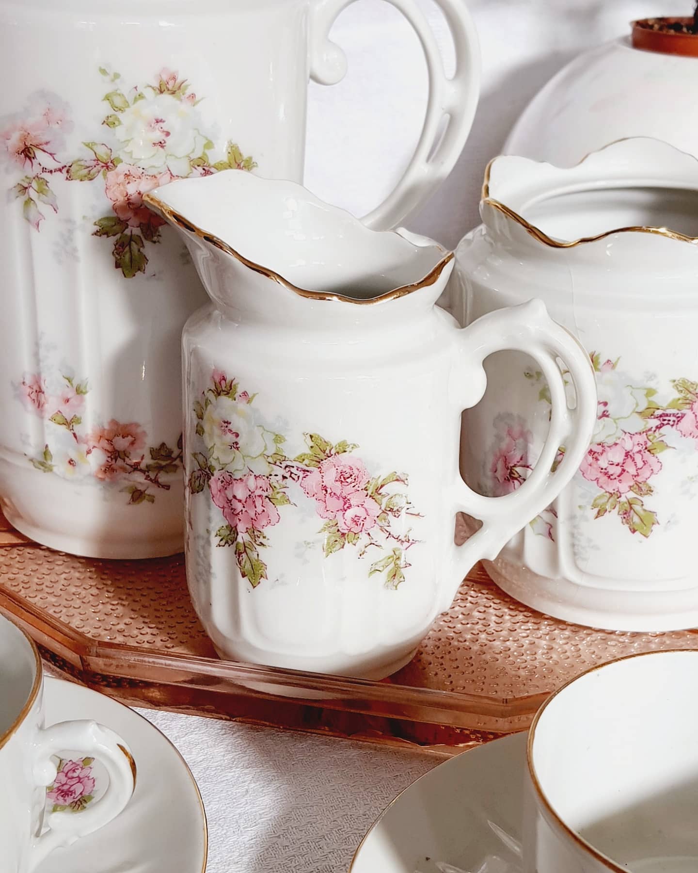 Tea service or coffee LV France antique porcelain