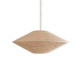 Woven rattan pendant light