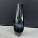 Vase en verre gris vintage scandinave