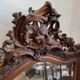 Old pediment mirror