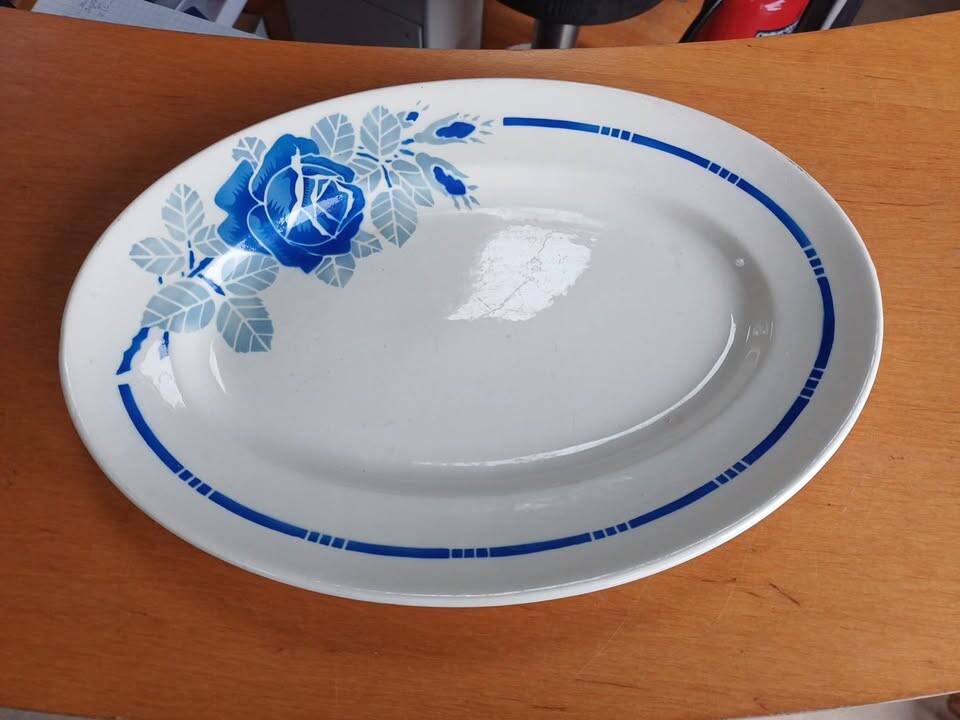 Badonvilliers art deco oval dish