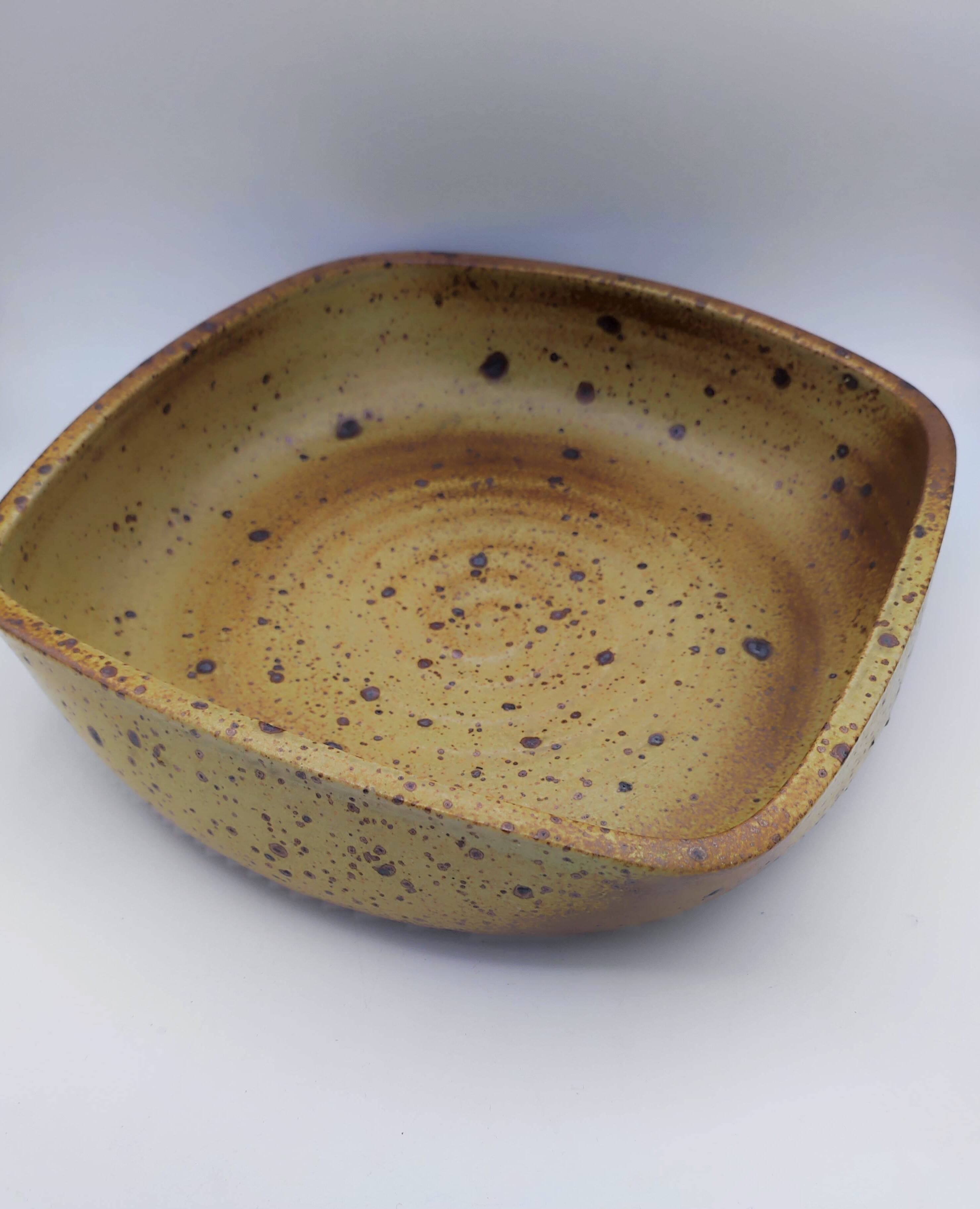 Stoneware dish Charles Gaudry - Puisaye