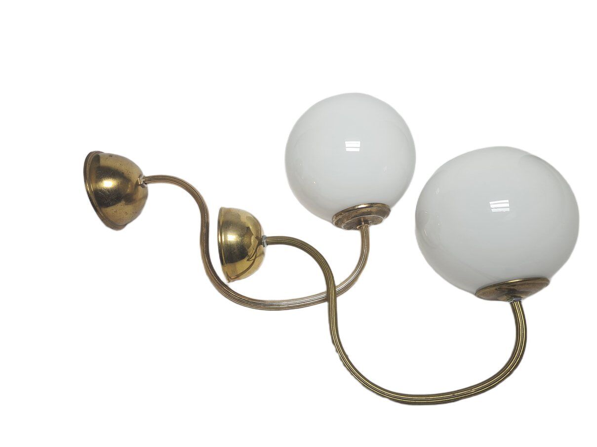 Vintage Art Deco sconces, Poland, 1950s, set of 2