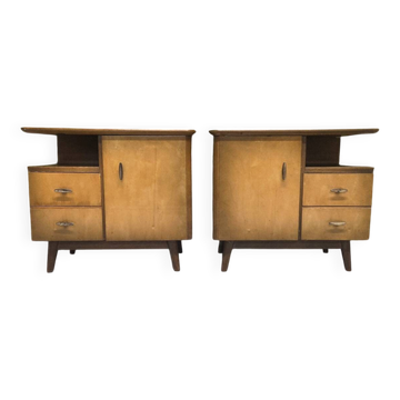 Paire de chevets vintage 1960