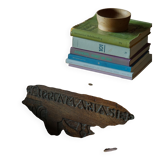 18th-century Scandinavian popular art oak chest with carved panels, dated 1764.