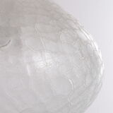 Very rare glass hanging lamp by doria leuchten, 1960, germany