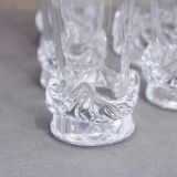 Set of 6 DAUM crystal glasses