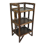 ETAGERE en ROTIN années 70