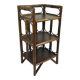 ETAGERE en ROTIN années 70