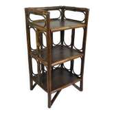 Rattan shelf from the 1970s