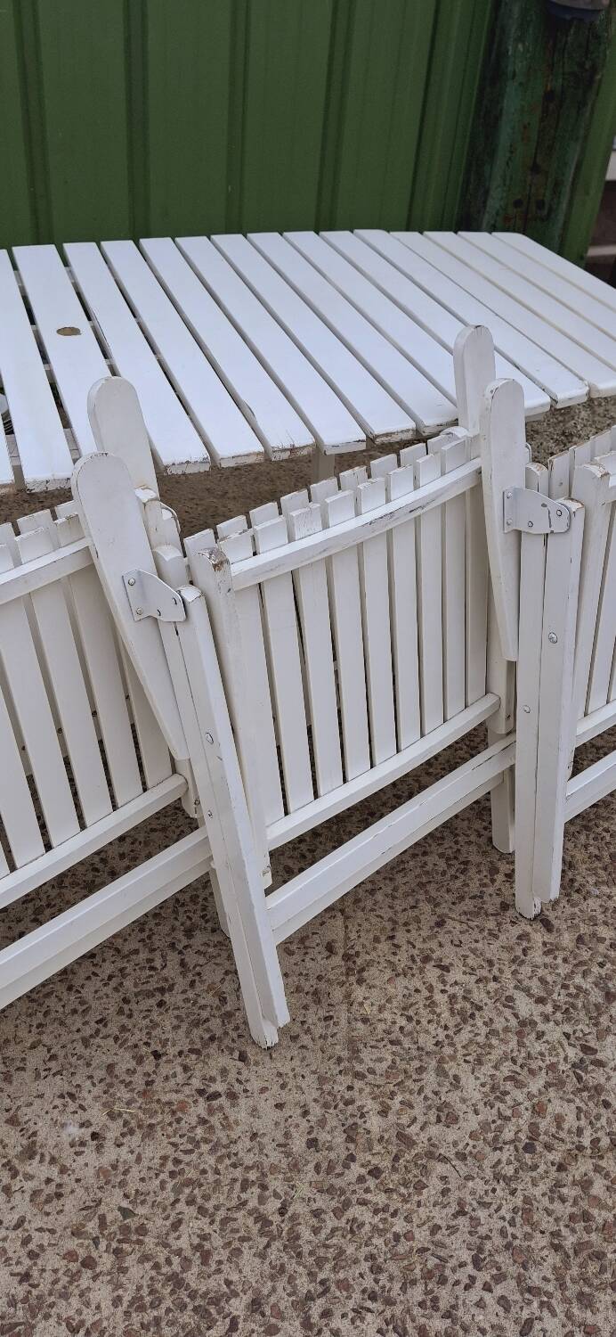 Antique garden furniture