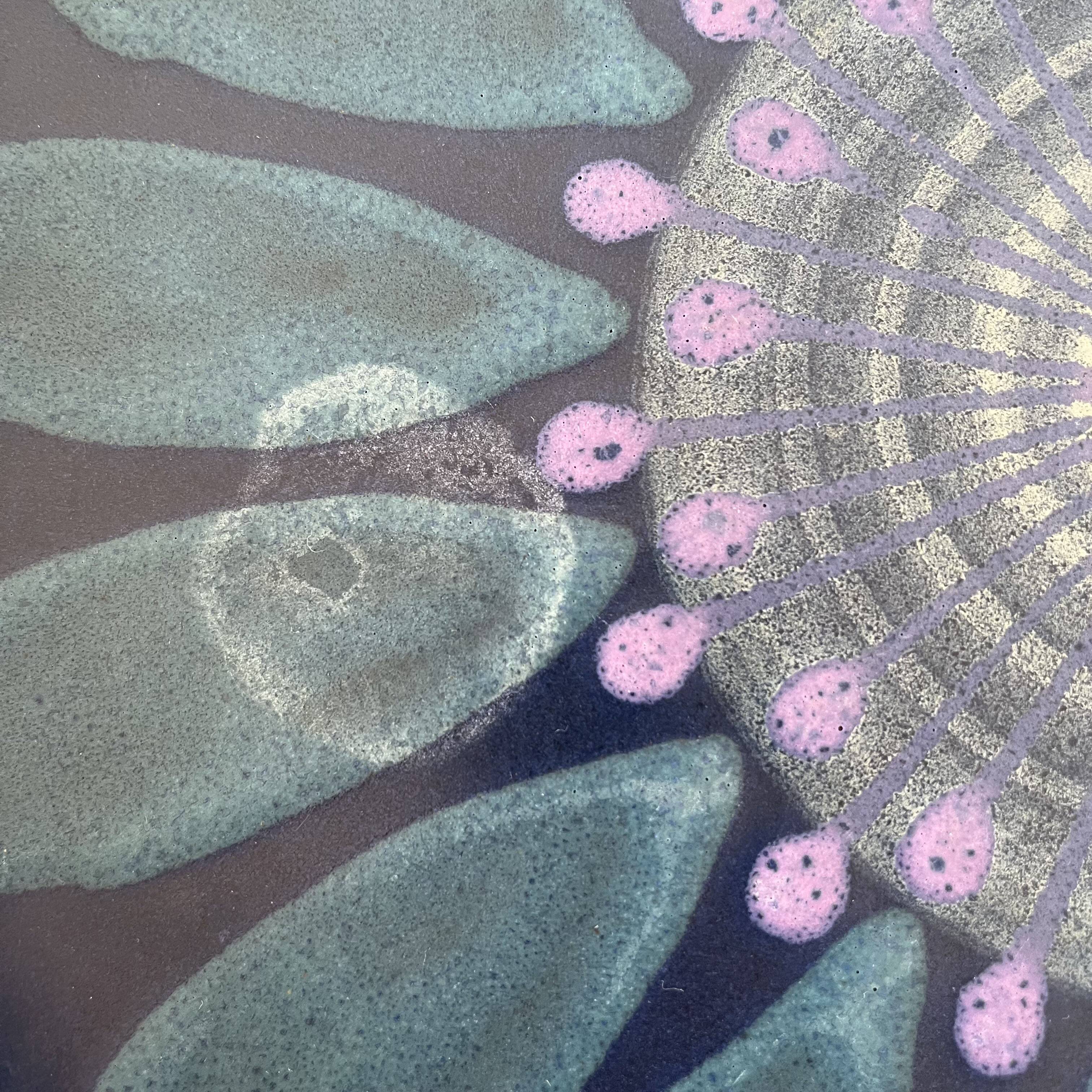 German ceramic dishes KMK viola 1960s