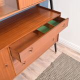 Restored Teak 1960s Nathan High Sideboard Cabinet