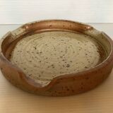 Empty speckled ceramic ashtray pocket