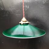 Green opaline pendant light